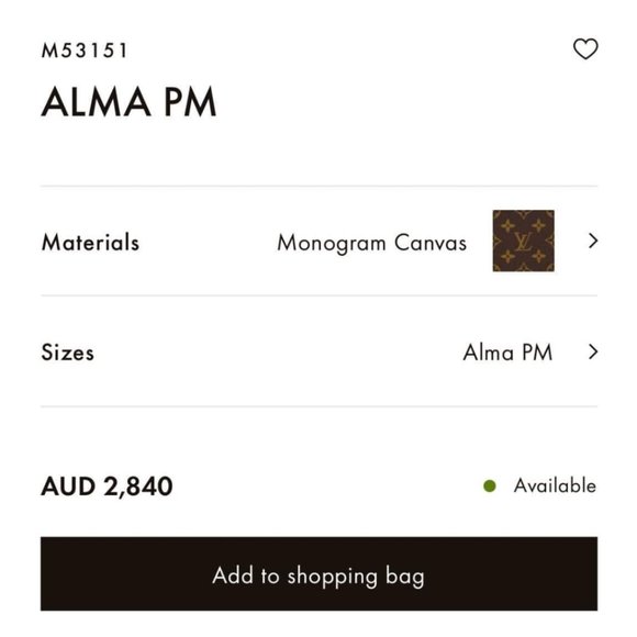 Louis Vuitton Alma Monogram Bag - Picture 9 of 9